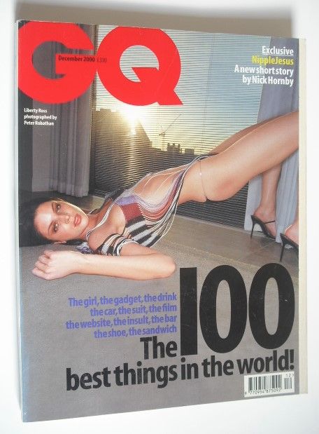 British GQ magazine - December 2000 - Liberty Ross cover