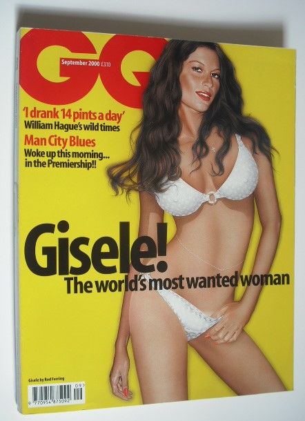 British GQ magazine - September 2000 - Gisele Bundchen cover