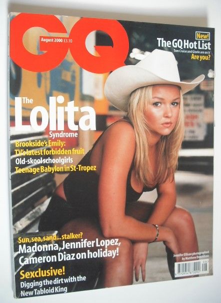 British GQ magazine - August 2000 - Jennifer Ellison cover