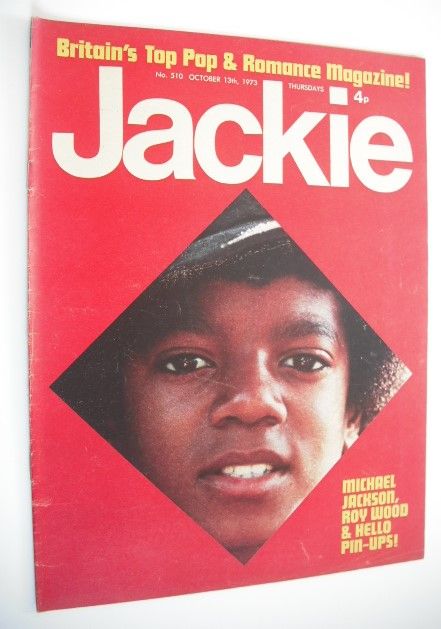 Jackie magazine - 13 October 1973 (Issue 510 - Michael Jackson cover)