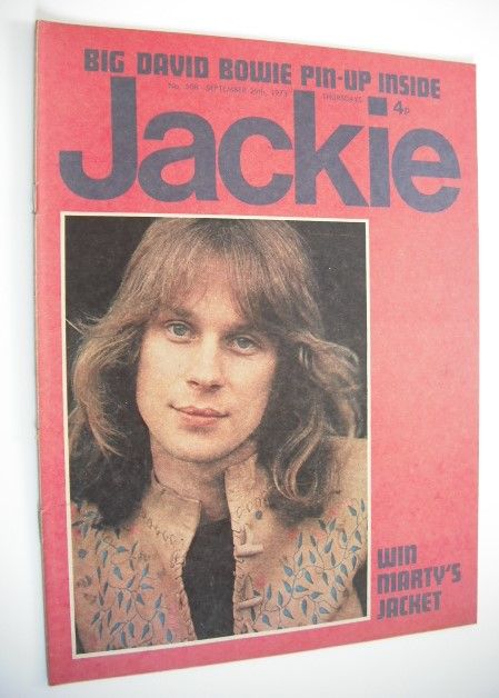 Jackie magazine - 29 September 1973 (Issue 508 - Marty Kristian cover)