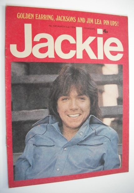 Jackie magazine - 2 March 1974 (Issue 530 - David Cassidy cover)