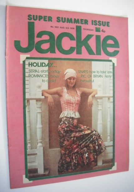 Jackie magazine - 3 August 1974 (Issue 552)
