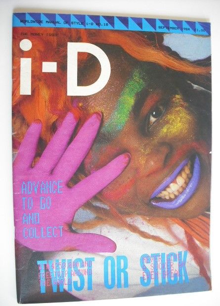 <!--1984-09-->i-D magazine - Sherron Waugh cover (September 1984 - No 18)