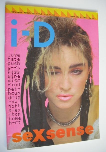 i-D magazine - Madonna cover (March 1984/April 1984)