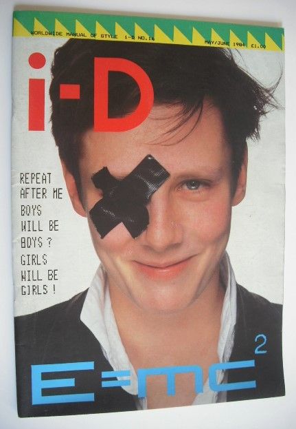 <!--1984-05-->i-D magazine - Sophie Hicks cover (May/June 1984 - No 16)