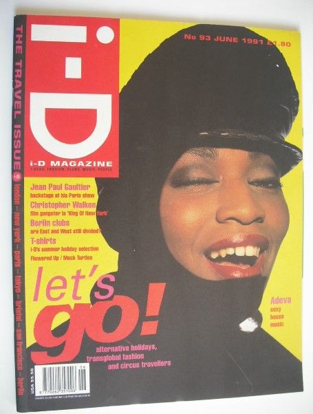 i-D magazine - Adeva cover (June 1991)