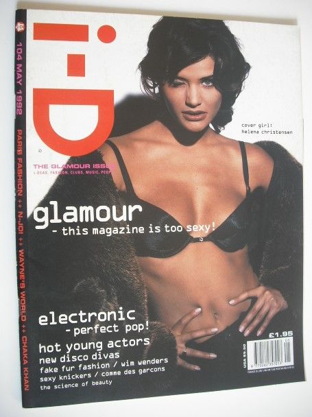 i-D magazine - Helena Christensen cover (May 1992 - No 104)