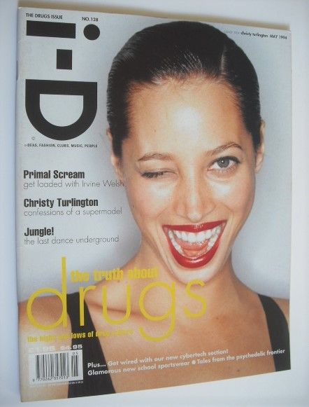 <!--1994-05-->i-D magazine - Christy Turlington cover (May 1994)