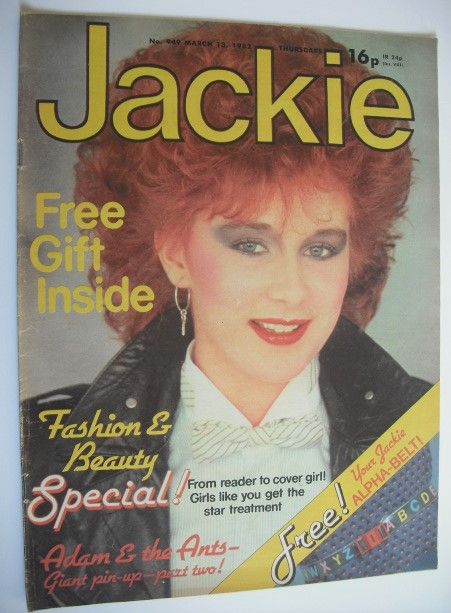 <!--1982-03-13-->Jackie magazine - 13 March 1982 (Issue 949)