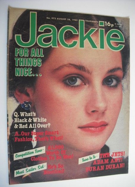 <!--1982-08-28-->Jackie magazine - 28 August 1982 (Issue 973)