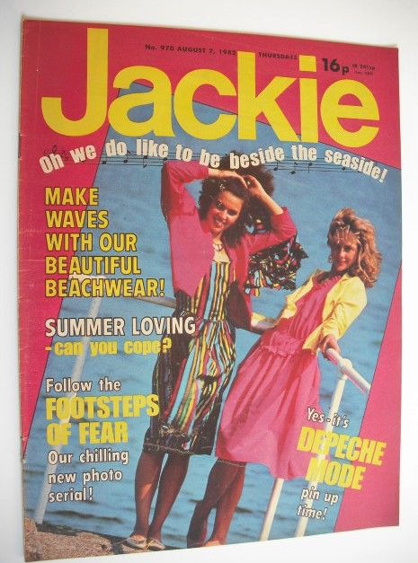 <!--1982-08-07-->Jackie magazine - 7 August 1982 (Issue 970)