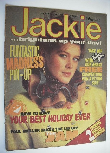 Jackie magazine - 24 July 1982 (Issue 968)
