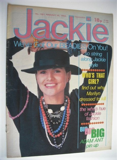 <!--1984-02-25-->Jackie magazine - 25 February 1984 (Issue 1051)