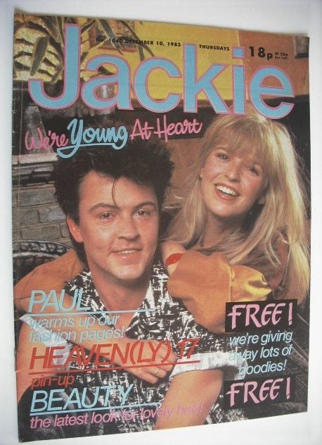 Jackie magazine - 10 December 1983 (Issue 1040 - Paul Young cover)
