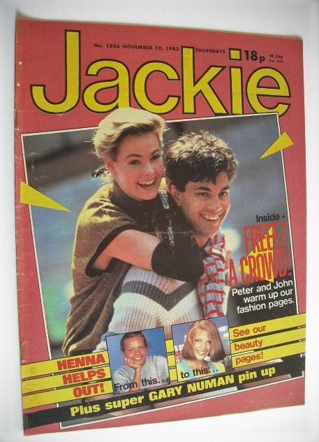 Jackie magazine - 12 November 1983 (Issue 1036)