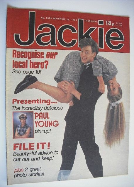 Jackie magazine - 24 September 1983 (Issue 1029 - John Gordon Sinclair cover)