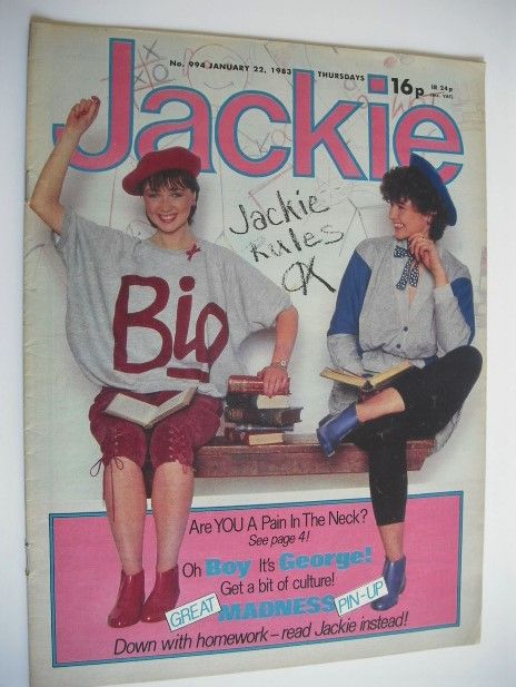 <!--1983-01-22-->Jackie magazine - 22 January 1983 (Issue 994)