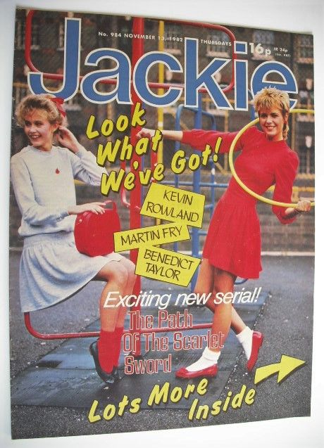 <!--1982-11-13-->Jackie magazine - 13 November 1982 (Issue 984)