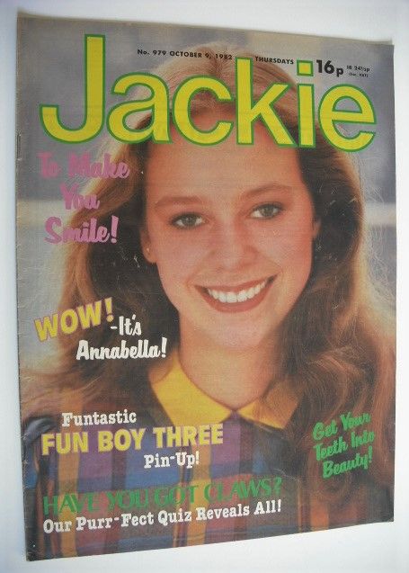 <!--1982-10-09-->Jackie magazine - 9 October 1982 (Issue 979)