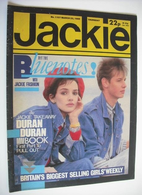 <!--1985-03-23-->Jackie magazine - 23 March 1985 (Issue 1107)