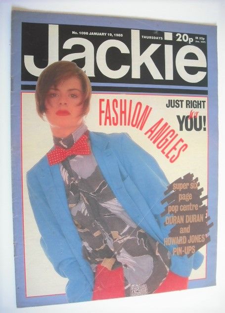 <!--1985-01-19-->Jackie magazine - 19 January 1985 (Issue 1098)