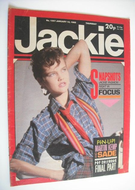 <!--1985-01-12-->Jackie magazine - 12 January 1985 (Issue 1097)