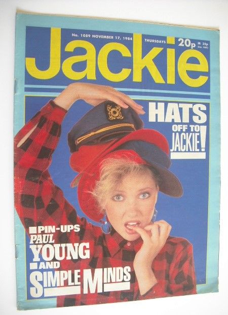 <!--1984-11-17-->Jackie magazine - 17 November 1984 (Issue 1089)