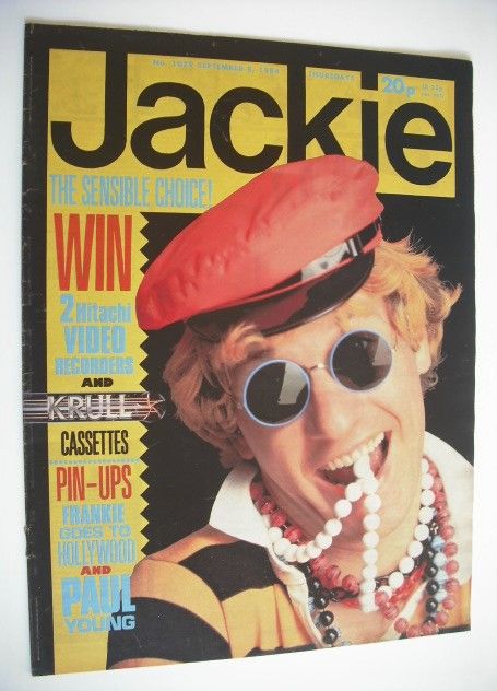 Jackie magazine - 8 September 1984 (Issue 1079 - Captain Sensible cover)