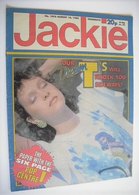 <!--1984-08-18-->Jackie magazine - 18 August 1984 (Issue 1076)