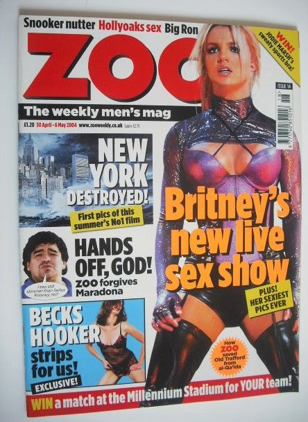 Zoo magazine - Britney Spears cover (30 April - 6 May 2004)