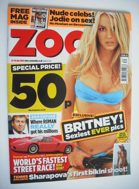 <!--2004-07-23-->Zoo magazine - Britney Spears cover (23-29 July 2004)