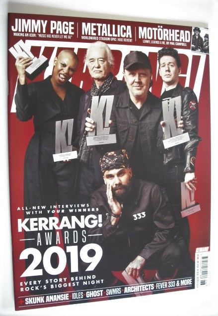 Kerrang magazine - Kerrang Awards 2019 cover (29 June 2019 - Issue 1779)