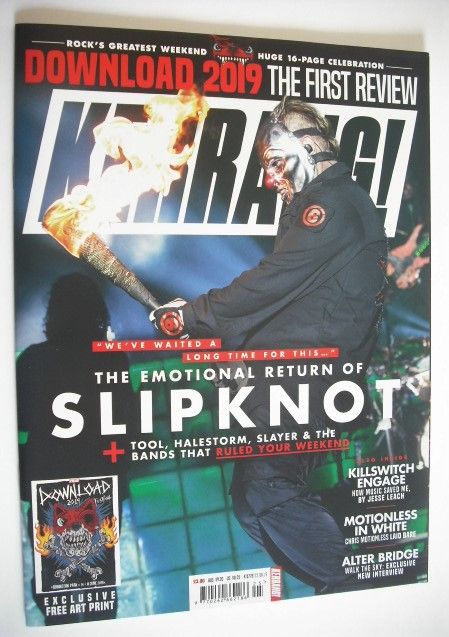 Kerrang magazine - Slipknot cover (22 June 2019 - Issue 1778)