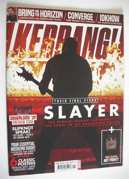Kerrang magazine - Slayer cover (15 June 2019 - Issue 1777)