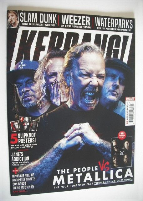 Kerrang magazine - Metallica cover (8 June 2019 - Issue 1776)