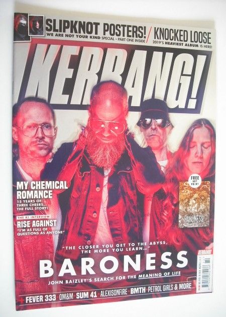 <!--2019-06-01-->Kerrang magazine - Baroness cover (1 June 2019 - Issue 177