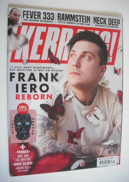 Kerrang magazine - Frank Iero cover (18 May 2019 - Issue 1773)
