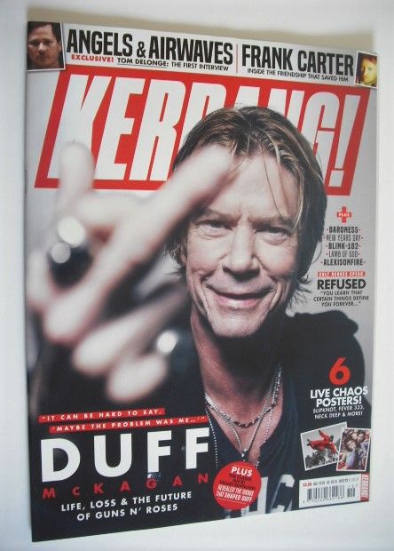 Kerrang magazine - Duff McKagan cover (11 May 2019 - Issue 1772)