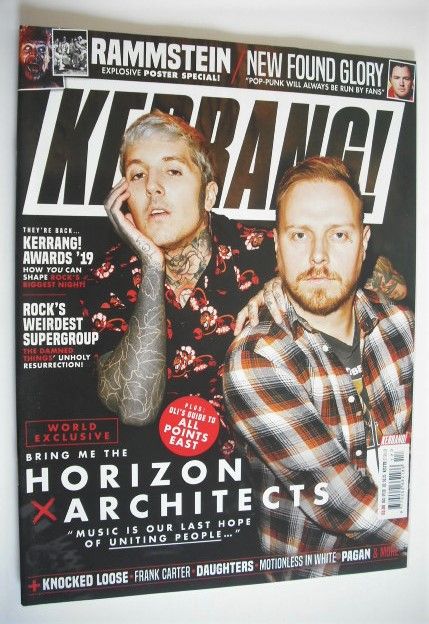<!--2019-04-27-->Kerrang magazine - Oli Sykes and Sam Carter cover (27 Apri