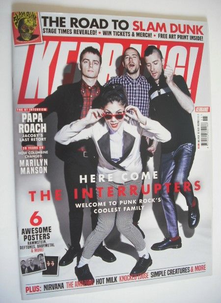 <!--2019-04-13-->Kerrang magazine - The Interrupters cover (13 April 2019 -