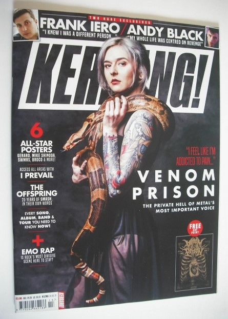 <!--2019-03-30-->Kerrang magazine - Larissa Stupar cover (30 March 2019 - I