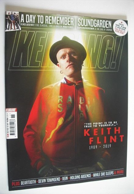 Kerrang magazine - Keith Flint cover (16 March 2019 - Issue 1764)
