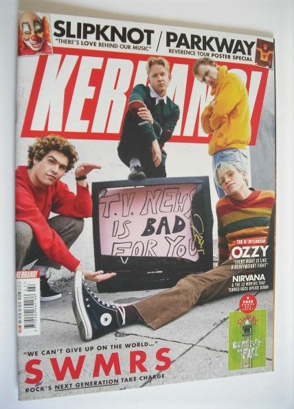 <!--2019-02-16-->Kerrang magazine - SWMRS cover (16 February 2019 - Issue 1