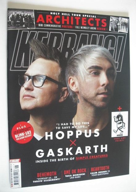 Kerrang magazine - Mark Hoppus and Alex Gaskarth cover (2 February 2019 - Issue 1758)