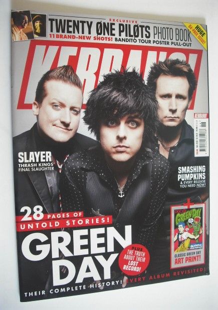 <!--2018-11-17-->Kerrang magazine - Green Day cover (17 November 2018 - Iss