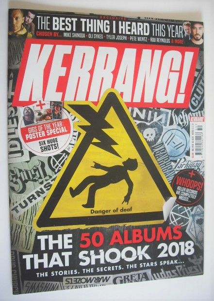 <!--2018-12-15-->Kerrang magazine - The 50 Albums That Shook 2018 cover (15