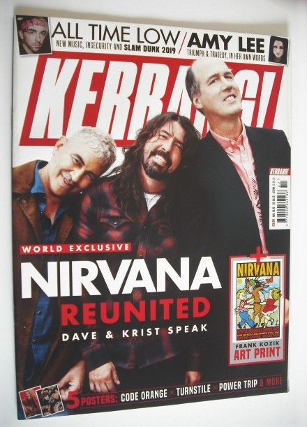 Kerrang magazine - Nirvana Reunited cover (20 October 2018 - Issue 1744)