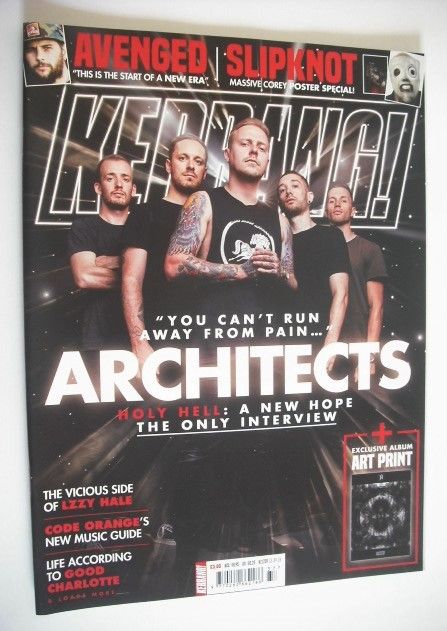 <!--2018-09-15-->Kerrang magazine - Architects cover (15 September 2018 - I