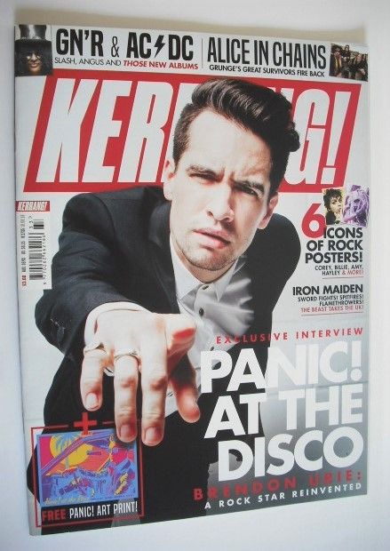 <!--2018-08-18-->Kerrang magazine - Brendon Urie cover (18 August 2018 - Is